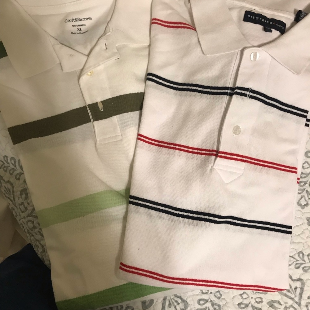 2 polo shirts croft&barrow and Siegfried